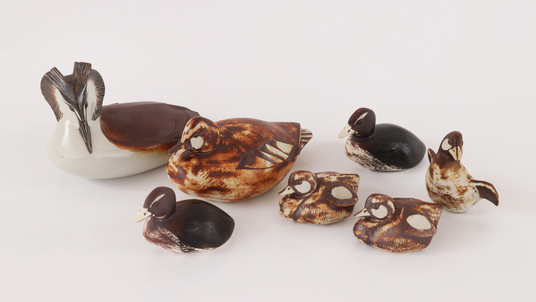 Figuriner 7st, Paul Hoff för Gustavsberg