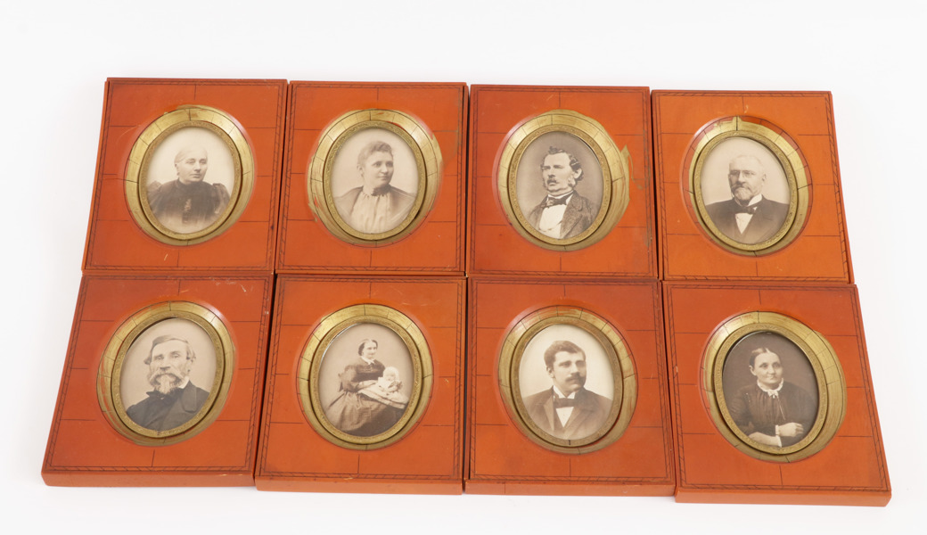 Fotografier 8st, 18/1900-tal