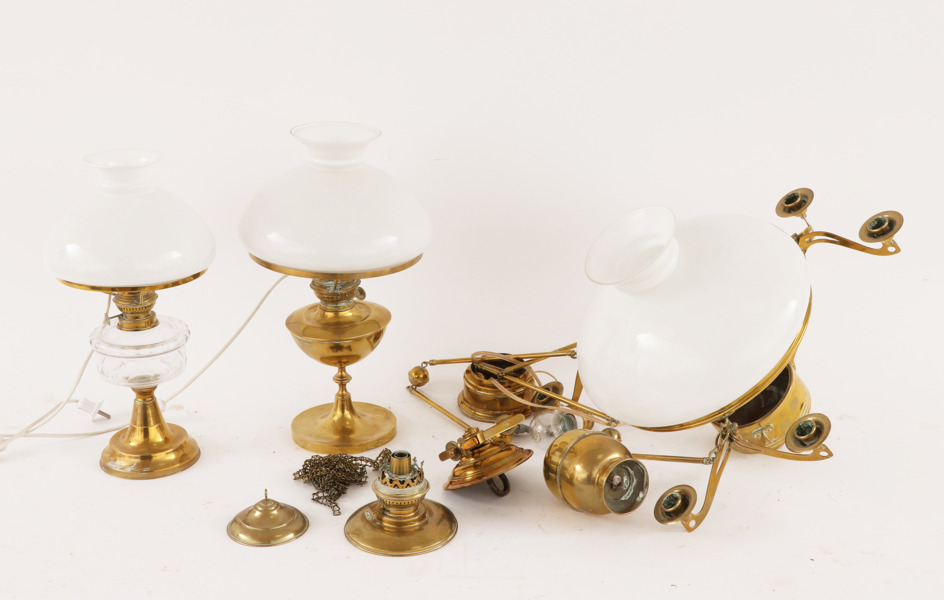 Fotogenlampor 3 delar