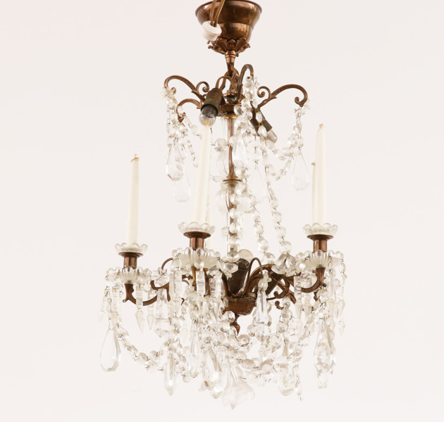 Ljuskrona, oskariansk, omkring år 1900