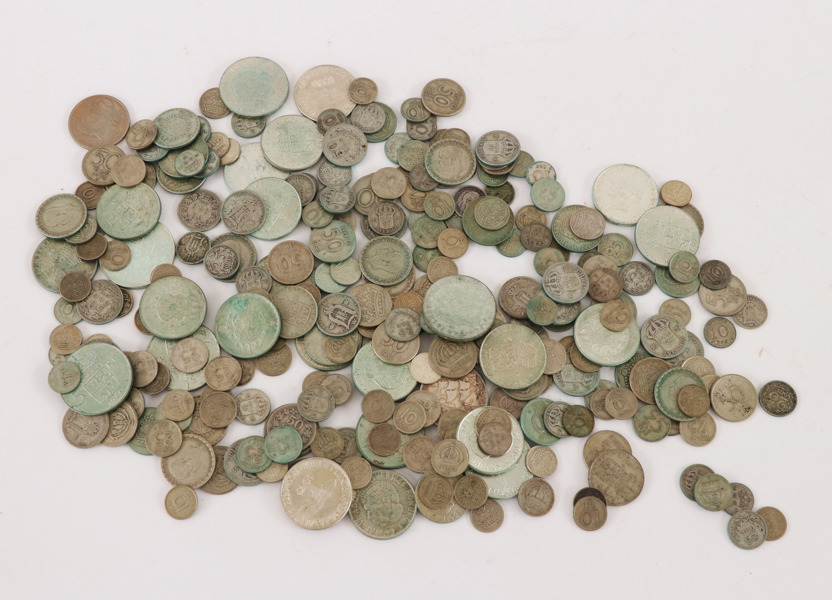 Parti svenska silvermynt