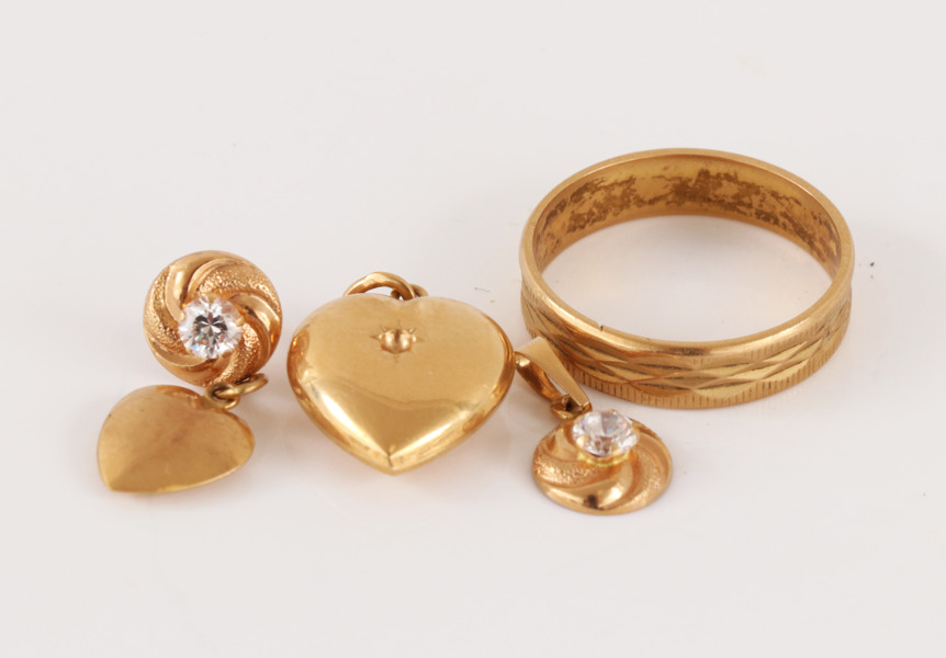 Smycken 5 delar, 18k