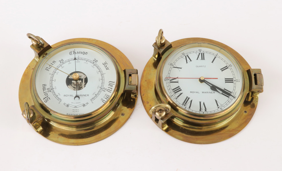 Väggur och barometer, Royal Mariner
