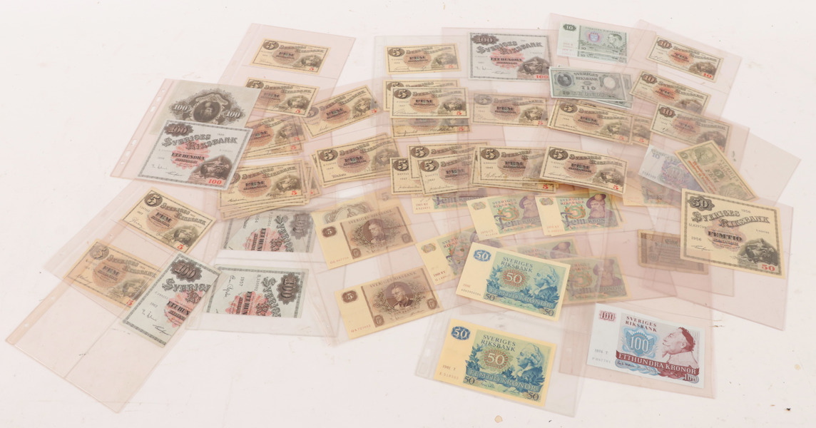 Parti svenska sedlar