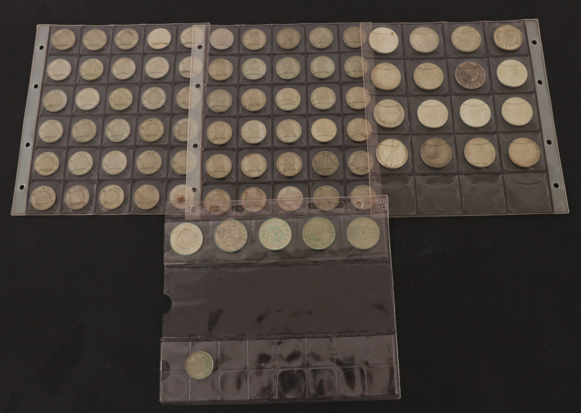 Parti svenska silvermynt