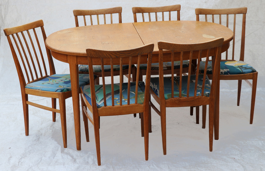 Matsalsmöblemang 7 delar, "Herrgården", Carl Malmsten