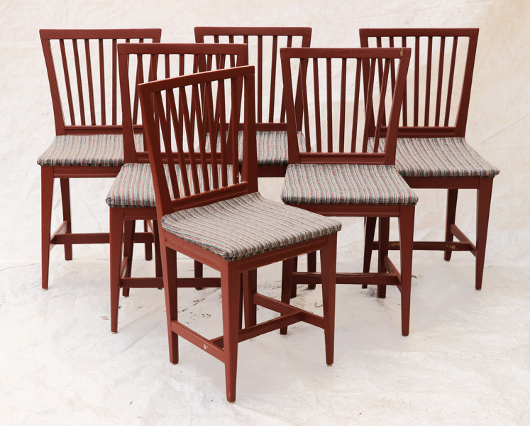 Stolar 6st, Leksandsmodell, 1800-tal