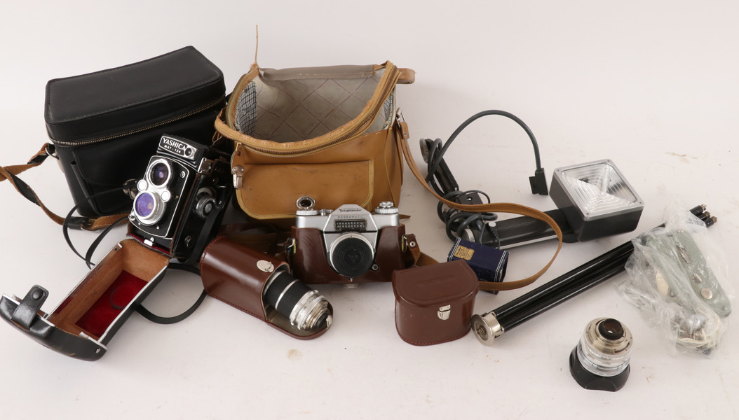 Kameror med tillbehör