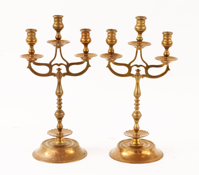 Kandelabrar ett par, 18/1900-tal