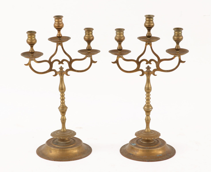 Kandelabrar ett par, 18/1900-tal