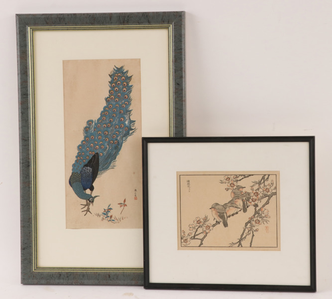 Träsnitt 2st, Japan