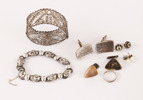 Parti smycken, mestadels silver