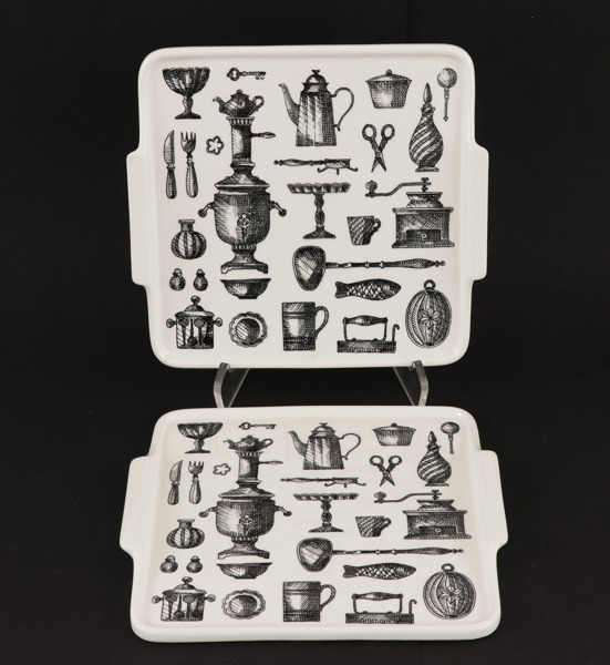 Serveringsbrickor 2st, Arabia, Finland