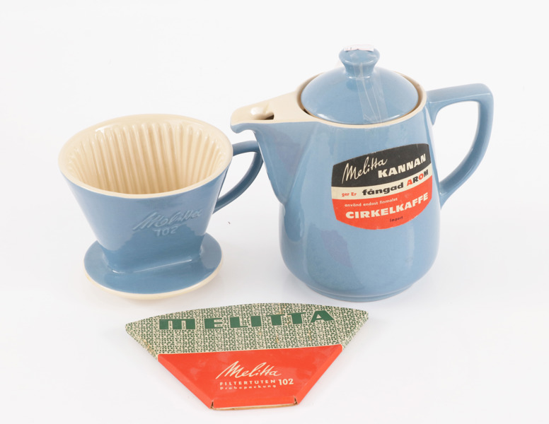 Kaffekanna med filterhållare, Melitta