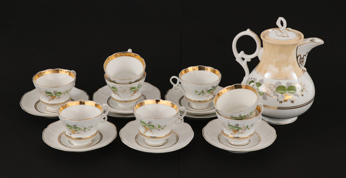 Teservis, Carl Tielsch, Tyskland, 1800-tal