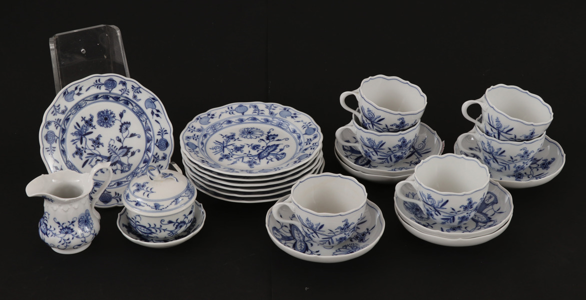 Kaffeservis, "Lökmönstret", Meissen, Tyskland