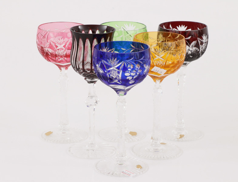 Vinglas 6st, 1900-talets andra hälft