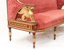 Soffa, empirestil, omkring år 1900