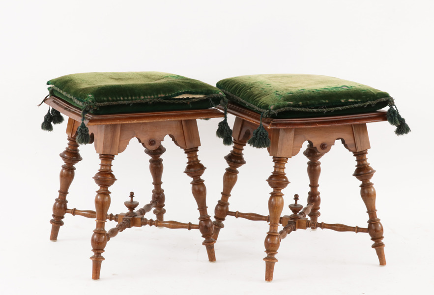 Pallar ett par, nyrenässans, 1800-talets slut