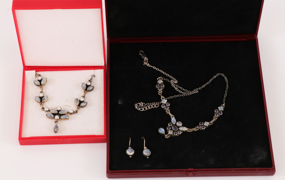 Smycken 4 delar, sterlingsilver