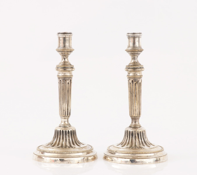 Ljusstakar ett par, Louis XVI stil, 1800-tal