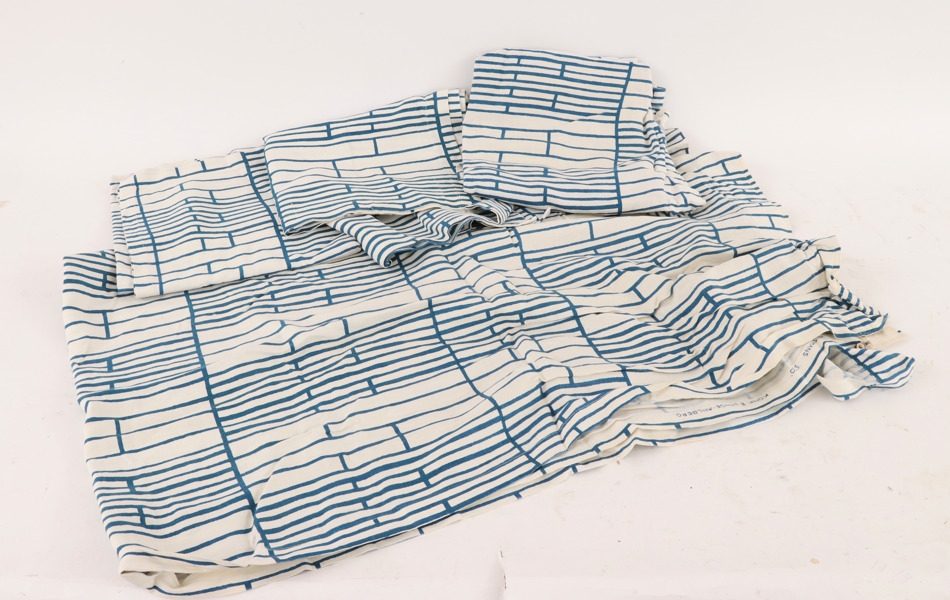 Gardinlängder 2 par, "Stilo", E.Lynge Ahlberg för Westmans 