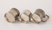 Teglashållare 3st, silver, Ryssland, 1900-talets första del