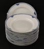 Mattallrikar 12st, "Princess", Royal Copenhagen