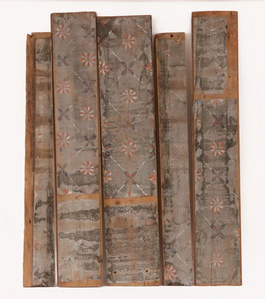 Panel i 5 delar, allmoge, 1800-tal