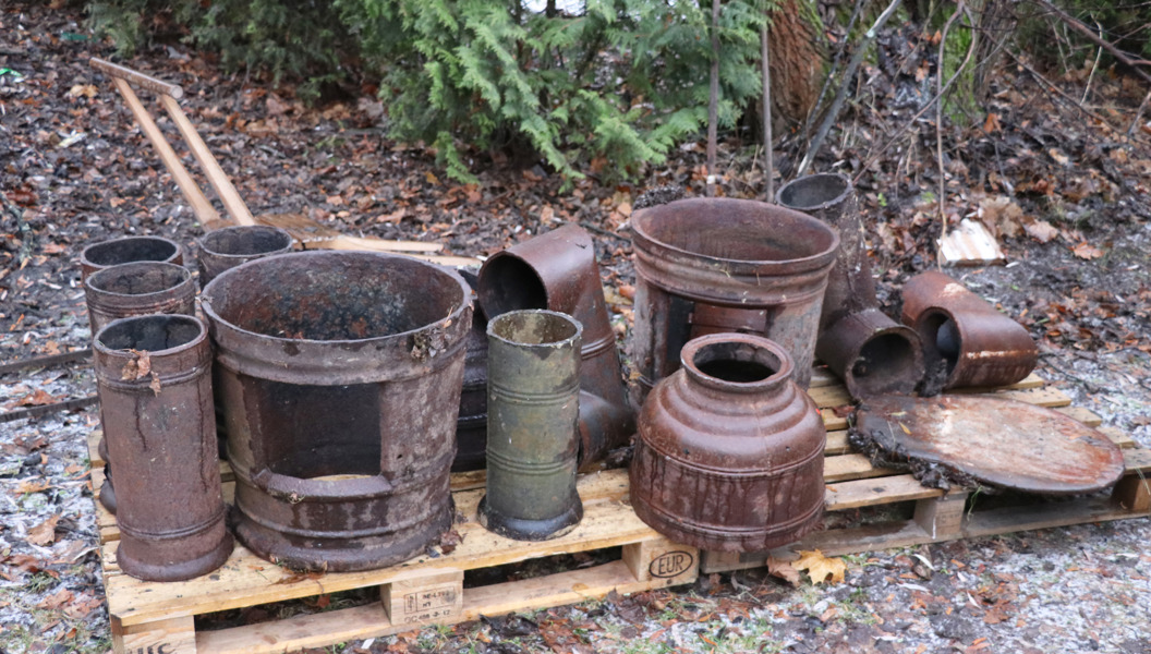 Bergslagskaminer 2st, 17/1800-tal