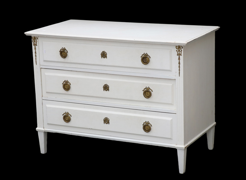 Byrå, gustaviansk stil, omkring år 1900