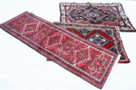 Handknutna mattor 3st, orientaliska