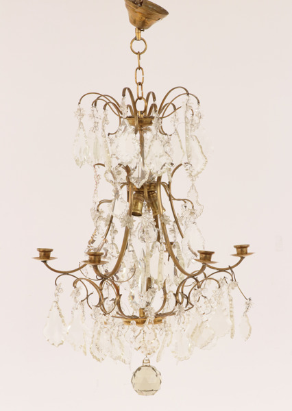 Ljuskrona, barockstil, omkring 1900-talets mitt