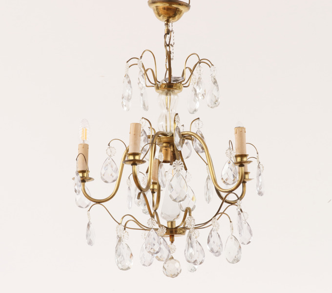 Ljuskrona, barockstil, omkring 1900-talets mitt