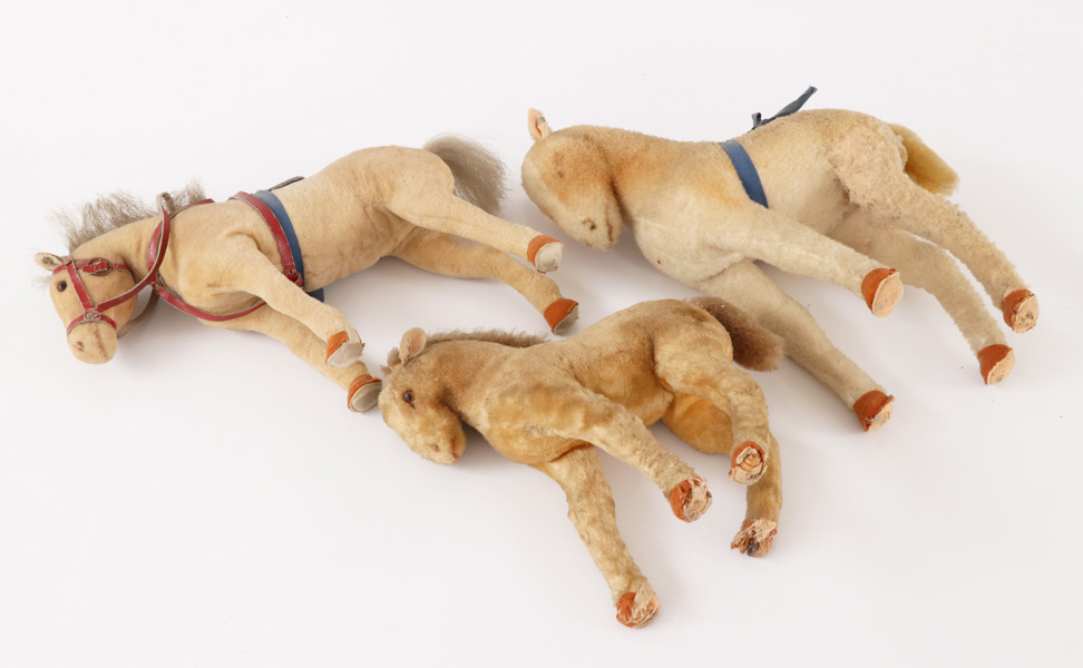 Lekhästar 3st, Steiff