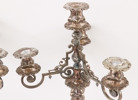 Kandelabrar ett par, A.G.Dufva, Stockholm, daterade 1889