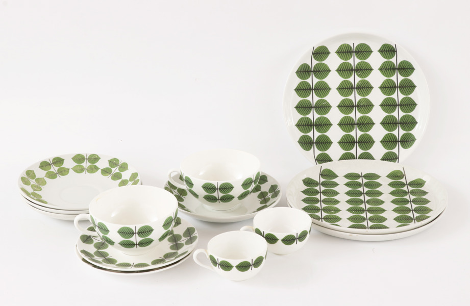 Kaffe- och teservisdelar, "Berså", Stig Lindberg för Gustavsberg, bl.a. 2000-tal