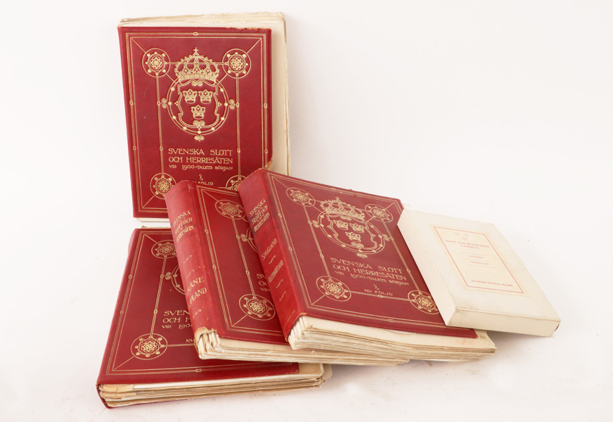 Samling häften, "Svenska slott och herresäten", ny följd