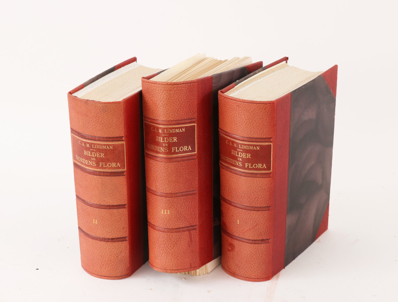 3 band, "Bilder ur nordens flora", C.A.M Lindman