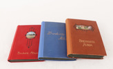 Brevkortsalbum 3st med bilder, 1900-talets första hälft