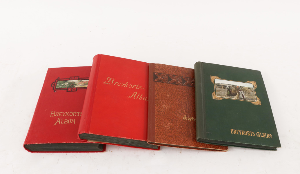 Brevkortsalbum 4st, 1900-talets första hälft