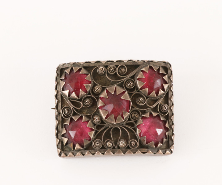 Allmogesmycke i silver, 1800-tal