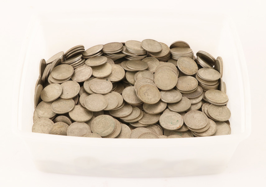 Parti enkronor i silver, 1950/60-tal