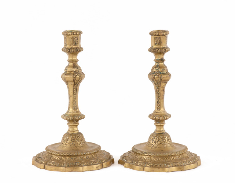 Ljusstakar ett par, Louis XIV stil, 1800-tal