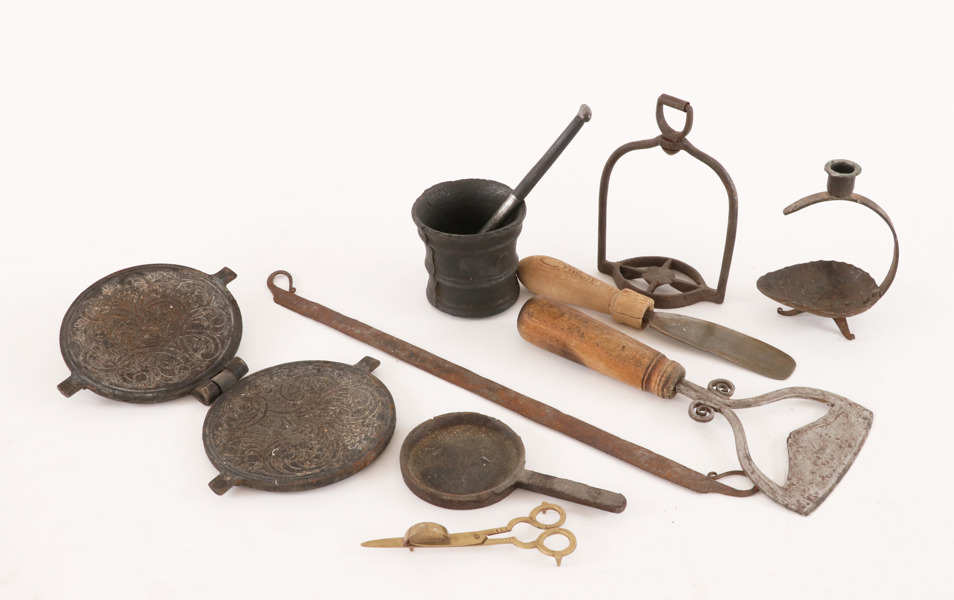 Parti 7 delar, bl.a. 1700-tal