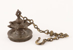 Oljelampa, troligen Indien, 1700-tal