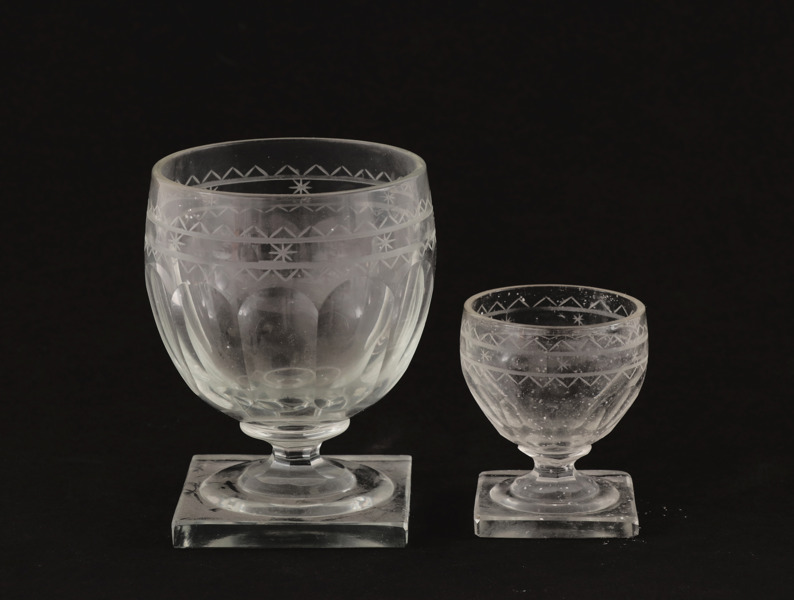 Glasservisdelar, 1900-talets första hälft