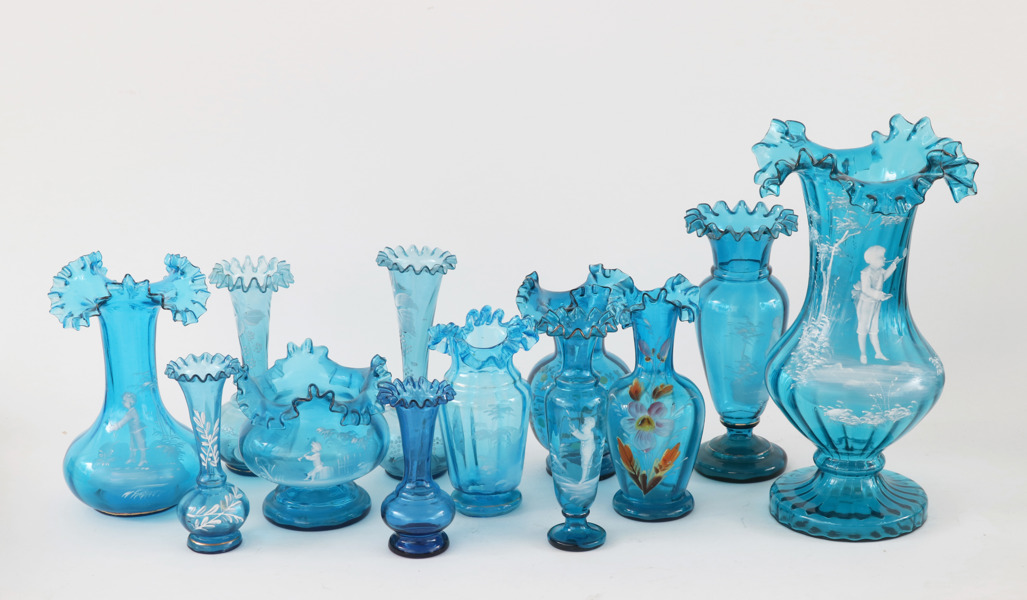 Glas 12 delar, omkring år 1900