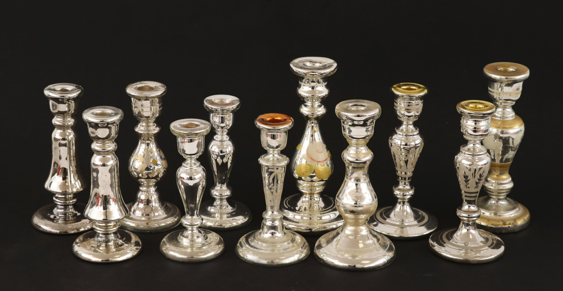 Ljusstakar 11st, tidigt 1900-tal