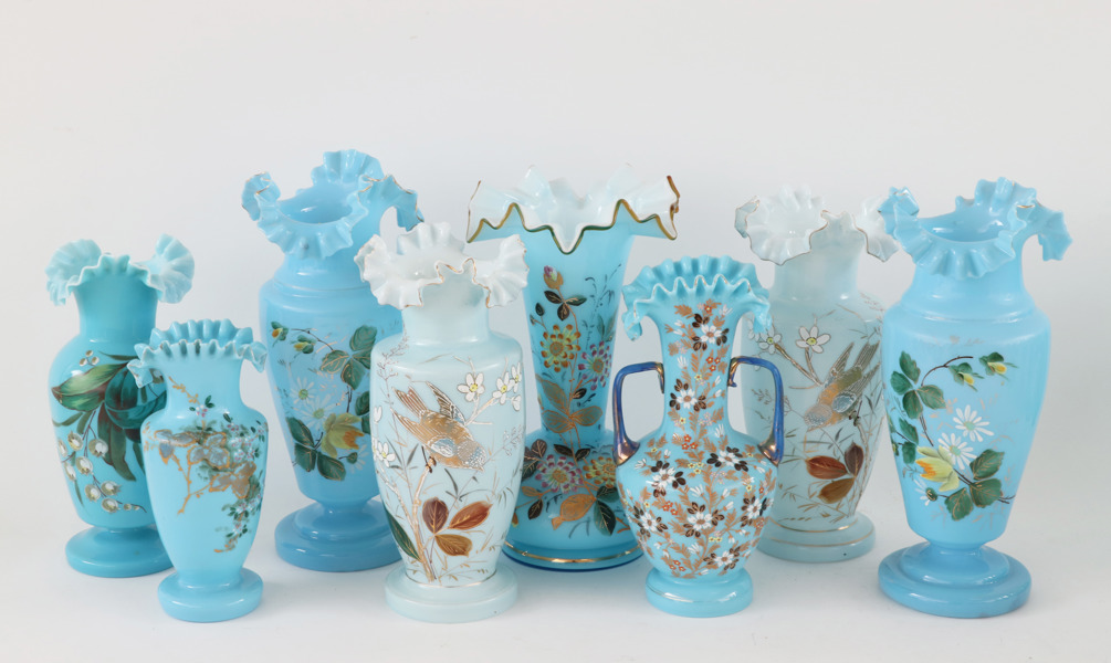 Vaser 8 delar, tidigt 1900-tal